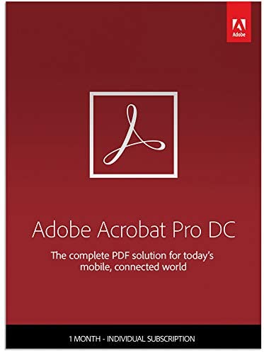 Adobe Acrobat Pro DC Create, Edit and Sign PDF Documents