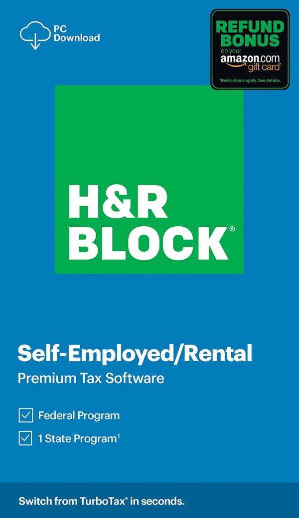 H&R Block Tax Software Premium 2020 with Refund Bonus Offer