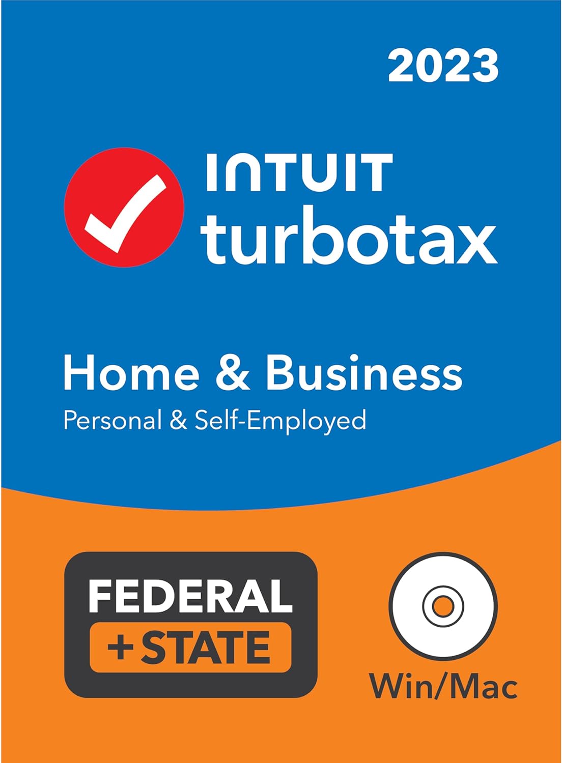 TurboTax Home & Business 2023 Tax Software, Federal & State Tax Return