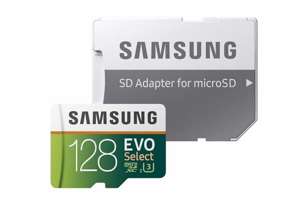 Samsung 128GB 100MB/s (U3) MicroSD EVO Select Memory Card with Adapter
